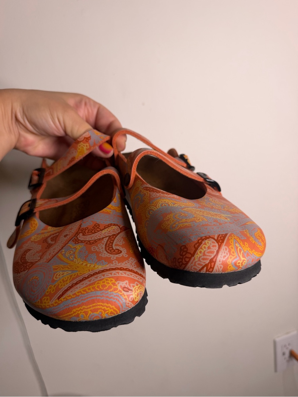 Vintage Birki’s Dorian Paisley Clogs size 39 - Picture 4 of 12
